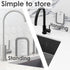 Curved Small Squeegee, Mini Squeegee. Kitchen Sink Squeegee for Sinks, Countertops and Dishes. Bathroom Shower Squeegee for Glass Doors, Windows, ...