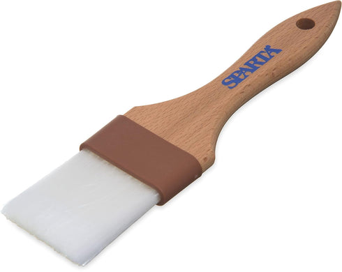 SPARTA 4039700 Nylon Wide Brush, Flat With Nylon Bristles, 2 Inches, Brown...