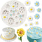 Daisy Flower Fondant Mold Flower Candy Silicone Molds For Cake Decoration Cupcake Topper Chocolate Cupcake Topper Sugar Craft Polymer Clay Gum Pas...