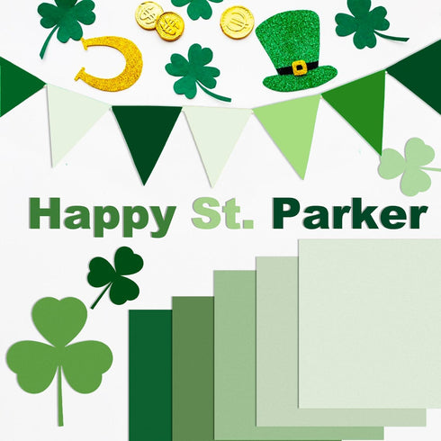 Spring Scrapbook Paper Pad,24 Sheets of Solid Green Double Sided Decorative Paper,Scrapbook DIY Decorative Background Cardstock, aint Park Card Ma...