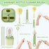 Portable Baby Bottle Brush&Travel Baby Bottle Drying Rack-Baby Bottle Cleaning Silicone Brush Kit, Silicone Nipple Cleaner Brush, Straw Brush, New...