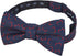 Jacob Alexander Men's Happy Valentine's Day Red Outline Hearts Freestyle Self-Tie Bow Tie - Dark Blue...
