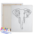 Pre Drawn Canvas Paint Kit | Teen, Kids and Adult Sip and Paint Party Favor | DIY Date Night Couple Activity| Canvas Boards for painting| Gift Ele...