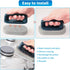 4TH Griddle Cleaning Kit Compatible with Blackstone, Non-Scratch Scouring Utensils-5 Scrubber Pads and 1 Handle for Kitchen/Grill & BBQ (Dark Blue...