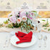 PLOYMONO Red Heavy Duty Cloth Napkins - 17 x 17 Inch Solid Washable Polyester Dinner Napkins - Set of 8 Napkins with Hemmed Edges - Great for Wedd...