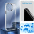 JJGoo Compatiable with iPhone 13 Pro max Case Clear, Transparent Shockproof Phone Case, Slim Anti-Scratch Hard PC Back Protective Cover Bumper, Cl...