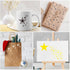 12 Pieces Sparkle Star Stencil Stars Background Craft Stencils Mixed Media Stencils for Painting on DIY Card Making Scrapbook Paper Fabric Pillows...