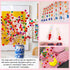 TOAOB 500pcs Pom Poms 1cm Craft Pom Poms Red Fuzzy Pompoms Balls Arts and Crafts Supplies with Googly Wiggle Eyes for DIY Crafts Projects Home Dec...