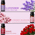 SALKING Floral Essential Oils Set, Premium Pure and Natural Essential?Oils, Fragrance Oil Scented Oils for Oil Diffusers 6 x 10 ML - Lavender, Ros...