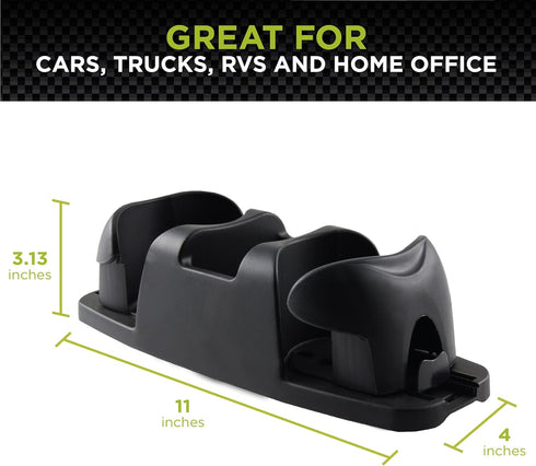 Go Gear SMT Twin Cupholder, (Black)...