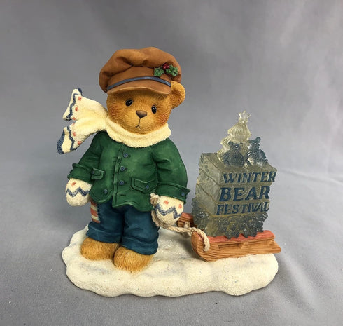 Cherished Teddies James - Going My Way for the Holidays 269786...
