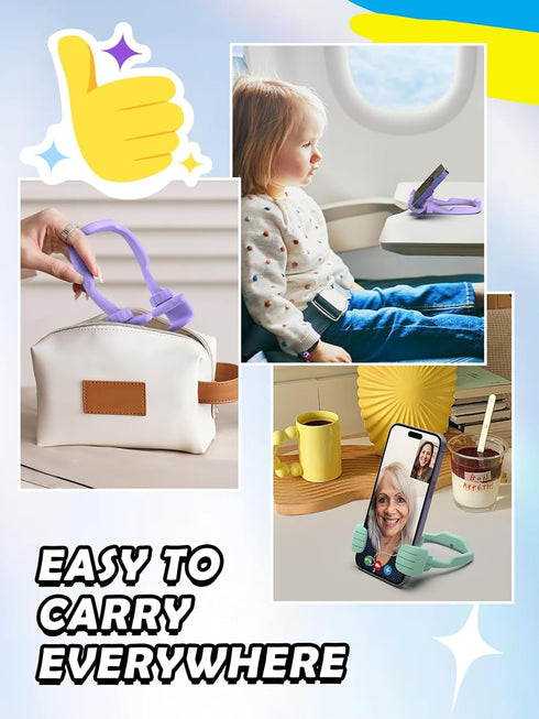 Cell Phone Stand Thumbs Up Lazy Phone Stand - 2 Pack Phone Holder 2024 College Graduation Gifts for Her Him Cellphone Phone Stand for Desk Birthda...