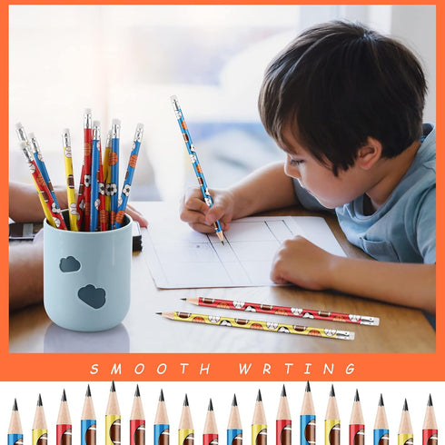 48 Pcs Sports Pencils with Eraser for Kids Ball Pencils Baseball Football Basketball Soccer Pencils Sports Themed Pencils HB Boys Drawing Pencils ...