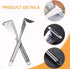 Fruit Carving Knife, 2 Pack Fruit Cutter, Stainless Steel Vegetable Carving Tools, Triangular Shape DIY Carving Knives for Home Kitchen Platter Tr...