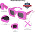 VANLINKER Cute Square Inflated Sunglasses for Women Men Trendy Chunky Glasses Retro Thick Frame Funny Mask Shades VL9733...