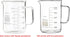 Labnique Glass Beaker with Handle, Beaker Mug with Pouring Spout, Double Graduated, 1000ml (33.8 oz / 4.2 cups)...