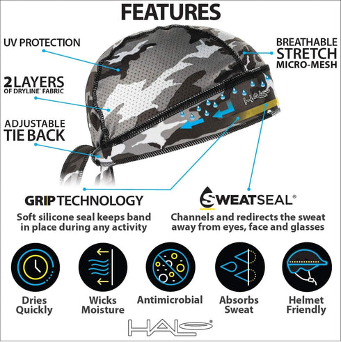 Halo Headband Bandana – Protex – The Ultimate High Performance Bandana...