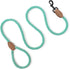 Mile High Life Dog Leash | Braided Cotton Rope Dog Leashes with Leather Tailor Tip | 4 Feet Dog Leash w Heavy Duty Metal Clasp | Wedding Dog Leash...