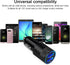 USB Car Charger, 2Pack 3.4A/18W Fast Charge Phone Car Charger Adapter Plug 2 Port Lighter Charger Flush for iPhone 15 14 13 12 11 Pro Max Mini SE ...