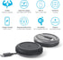 TYLT Medallion- Portable QI Wireless Charging Pad, Fast Wireless Charger QI Certified 10W Max Compatible with Apple, Samsung, Wireless Buds, and O...
