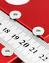 QWORK Center Scribe Gauge, Aluminum Center Finder Ruler, 45/90° Liner & Circle Center Scribe Marker Center Measuring Tool with Detachable Ruler...
