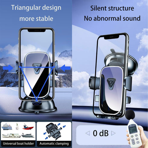 Boat Phone Holder, Waterproof Suction Cup Boat Cell Phone Mount Dashboard Universal Truck Desk Boat Stand Heavy Duty for Boating Kayak Sailing Mar...