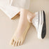 5 Pairs Toe Socks Women, Sock Align Toe Socks for Women for Bunions, No Show Toe Socks Women, Toe Compression Socks Toe Separator Socks...