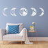 5pcs Moon Phase Stencil 11.8"×11.8" Moon Stencil Square Reusable Crescent Moon DIY Wall Stencils Drawing on Wood Wall Home Decor Furniture Crafts...