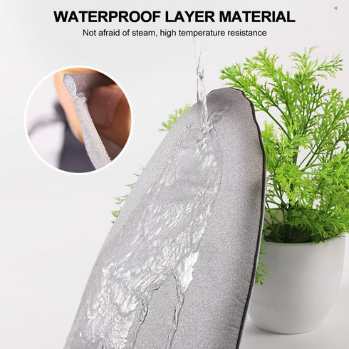 3PCS Garment Steamer Ironing Gloves, Waterproof Care Anti Steam Mitt with Finger Loop, Heat Resistant Protective Gloves Iron Board for Clothes Ste...