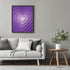 Posterizer 1 pcs-minimalistic purple girly aesthetic heart wall decor-Girls room art-Inspirational Women's Art-Gifts for Women-Gift for Girls, Tee...
