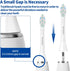 Replacement Brush Heads Compatible with Philips SoniCare Electric Toothbrushes Handle, Toothbrush Heads of Effective Cleaning, for Snap-on System,...