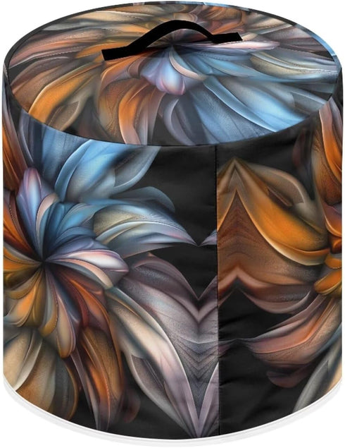 Boho Floral Pressure Cooker Cover for Women Dust-proof Cover for Rice Cooker Air Fryer Kitchen Appliance Covers with Top Handle and Pocket Home Ki...