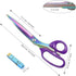 Fabric Scissors, Yelia Professional Tailor Scissors, Multifunctional Ultra-Sharp Titanium Coating Sewing Scissor, Stainless Steel Clothing Scissor...