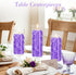 DomeStar Purple Fake Ice Rocks, 150PCS Acrylic Gems Crystals Plastic Diamonds Centerpiece for Vase Fillers Wedding Party Table Scatter...