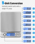 NEXT-SHINE Gram Scale, Digital Pocket Scale Portable Mini Size 500g x 0.01g with Back-Lit LCD Display Stainless Steel Platform Grams Ounces for Co...