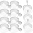 GLEAVI Heart Bezels 12 Set of Rhinestone Trays Pendant Sublimation Pendant Trays Heart Shape Double Sided Rhinestone Bezel Trays for Making Heart ...