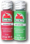 Apple Barrel Acrylic Paint Classic Christmas Set - Bright Red and Crisp Green (2 Ounces Each)...