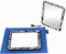 5x7 inch Zebra Design Magnetic Pocket Locker Mirror & Magnetic Locker Dry Erase Board Set for School Locker, Bathroom, Household Refrigerator,Work...