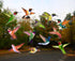 Anti-Collision Window Clings Bird Alert Collision Decals to Prevent Bird Strikes on Window Glass - Set of 12 Hummingbirds...