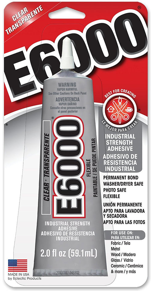E6000 Glue for Jewelry and Crafting 2oz Tube...
