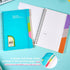 CAGIE Hardcover Spiral Notebook 5x7 Lined Journal Notebook 8mm Ruled 80 Sheets in Total, 1 Subject A5 Spiral Work Notebook for Study and Notes wit...