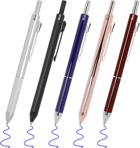 YOUMI Multicolor pen 4 in 1 Multifunction Pen with Metal Cased 0.5mm Mechanical Pencil Red Ballpoint Pen Blue BallpointPen and Black Ballpoint Pen...