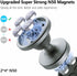 Dual Magnetic Phone Holder for Gym, Gym Magnet Phone Mount&Holder for Videos & Photos, Attaches to Any Metal Surface- Designed for All Phones, Sil...