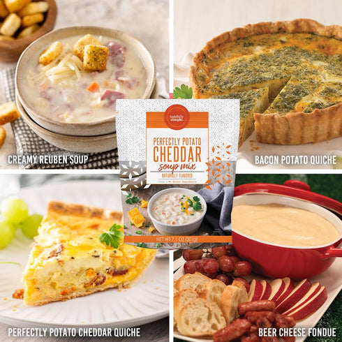 Tastefully Simple Perfectly Potato Cheddar Soup, 7.1 Ounce...