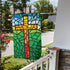 YISHOW Jesus Christ Cross Religious Stained Glass Style Garden Flag Double Sided Vertical Christian Lord Faith Cross Stained Glass Style House Fla...