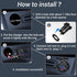 83W 12 Volt USB Outlet Built-in Boost USB C Laptop Car Charger: Ouffun 65W PD3.0 and 18W QC3.0 Car USB Port Aluminum Socket with Button Switch Sma...