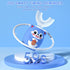 Kids Electric U Shaped Toothbrush, Childrens Toothbrush with 6 Soft Brush Heads Automatic Sonic Toothbrush Rechargeable with 6 Cleaning Modes - (A...