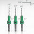 KOWOOD Pro Countersink Drill Bit Set # 6, 8, 10, 3-Piece for Wood,High Speed Steel Woodworking Carpentry Reamer with 1 Free Hex Key Wrench...