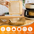 Air Fryer Disposable Paper Liners Square, 7.9 Inch Air Fryer Parchment Paper Liner 100 PCS, Non-Stick Air Fryer Paper Pads Oil Resistant, Food Gra...