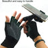 Lightweight Men and Women Half-Finger Slip Breathable Fingerless Work Gloves for Construction Nylon Fitness Cycling Motorcycle Gloves...